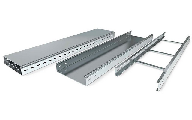 Металлический короб для прокладки электрических проводов и кабелей